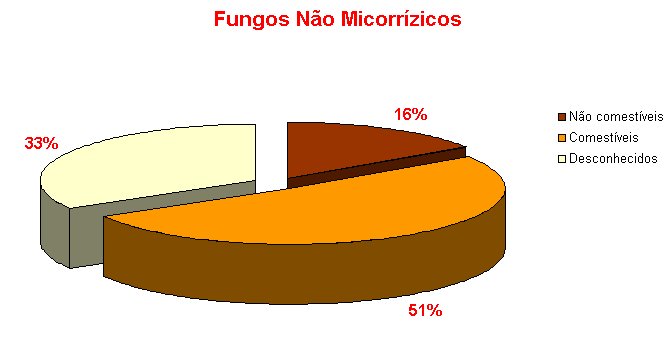 Fungos no micorrzicos (comestveis e no comestveis)