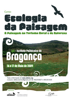Curso: Ecologia da Paisagem - A Paisagem no Turismo Rural e de Natureza