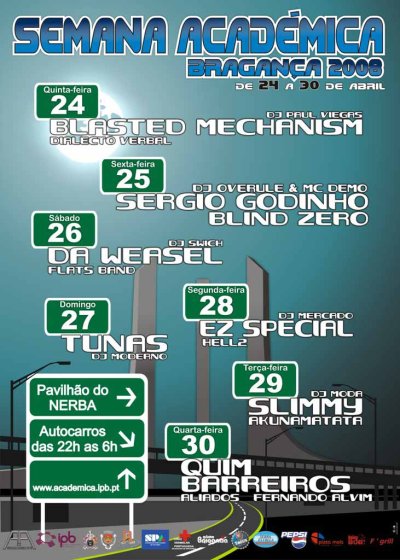 Semana Acadmica Bragana 2008 [cartaz]